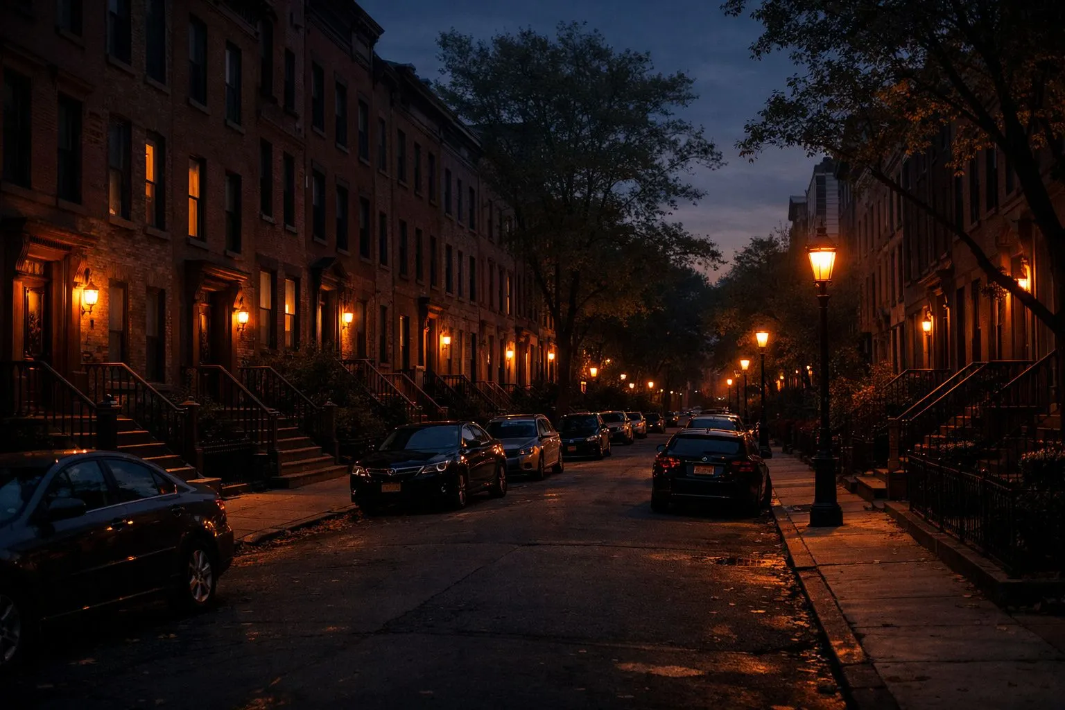 Brooklyn street scene